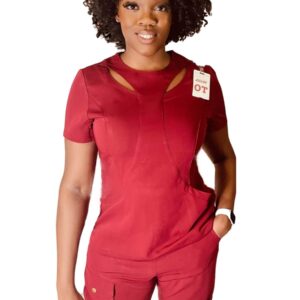 stylish-cut-out-scrub-set-with-flattering-silhouette